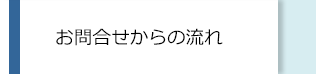 お問合せからの流れ